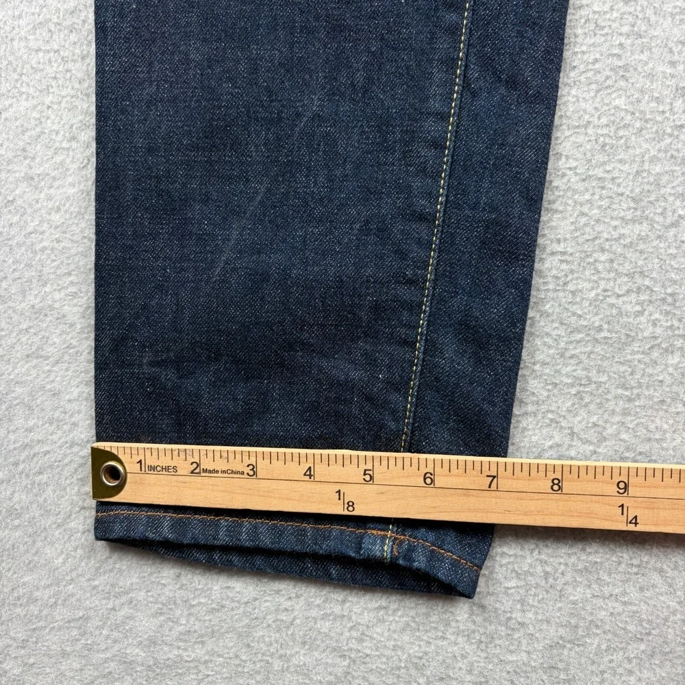 PMJ Motorcycle Jeans Men 36x34 Blue Raw Selvedge Denim Twaron Aramid Lined Italy
